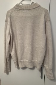 Thick white sweater H&M-2