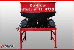 Gniotownik dwusilnikowy silnik na ramie 2x 4kW Masz-Rol zgniatacz ziarna