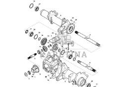 John Deere 960 - Przekładnia zębata stoźkowa CC133865 (Układ napędowy)