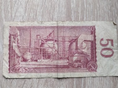 Banknot 50 Koron Czechosłowackich Patdesiat 1964-2