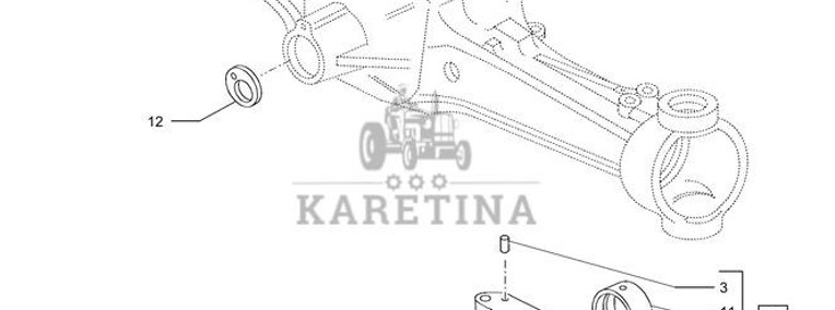 New Holland T6010 T6090 T6070 Czop zawieszenia obr 87311603-1