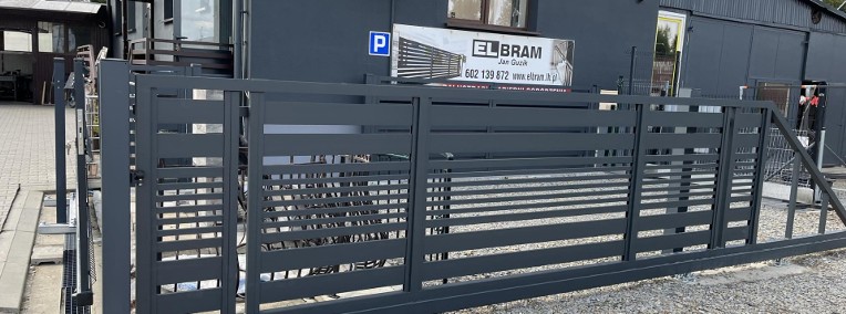 Brama przesuwna aluminiowa 7m!-1