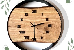 Drewniany zegar ścienny w stylu loft, unikatowy! TYLKO na zamówienie!