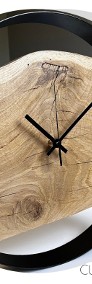 Drewniany zegar ścienny w stylu loft, unikatowy! TYLKO na zamówienie!-4