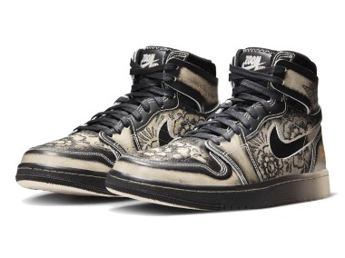 Nike AIR JORDAN 1 High Zoom CMFT 2 Día De Muertos / FQ8155–010-1