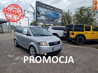 Audi A2 I (8Z) 1.4 Benzyna 75 KM, Klimatyzacja Automatyczna, Dwa Klucze, Metalik-1