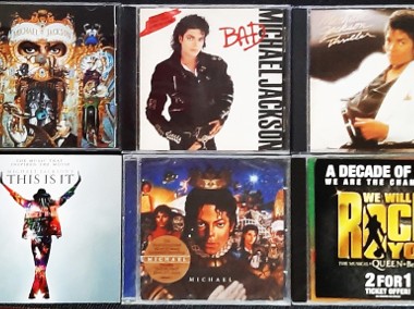 Polecam Prywatną Kolekcję 5 Najlepszych Albumów CD-6 Płyt MICHAEL JACKSON 6CD-1