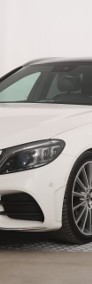 Mercedes-Benz Klasa C W205 , Serwis ASO, 245 KM, Automat, VAT 23%, Skóra, Navi,-3