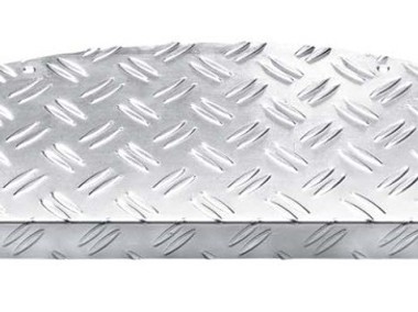 Aluminiowa nakładka na schody o wymiarach 18 x 60 cm X 2,5 mm-2