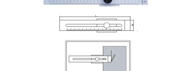Przymiar kreskowy MLPn zakres pomiaru 300 mm INSIZE (7120-300A)-1