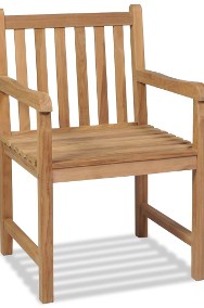vidaXL Krzesła ogrodowe, 2 szt., lite drewno tekowe 43250-2