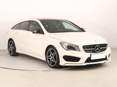 Mercedes-Benz Klasa CLA , Salon Polska, Skóra, Navi, Xenon, Bi-Xenon, Klimatronic,-1