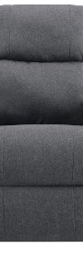 vidaXL Rozkładany fotel telewizyjny, ciemnoszary, tapicerowany tkaniną248695-4