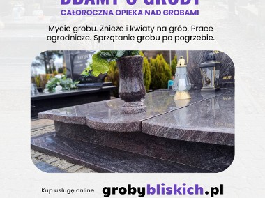 Opieka nad grobami Ożarów Mazowiecki - mycie grobu, znicze i kwiaty na grób-1