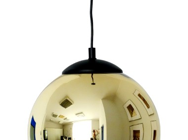 Złota szklana kula lampa wisząca GYNGE ⌀30cm-1