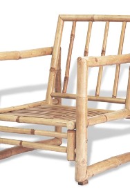 vidaXL Krzesła ogrodowe z poduszkami, 2 szt., bambusowe 43158-2