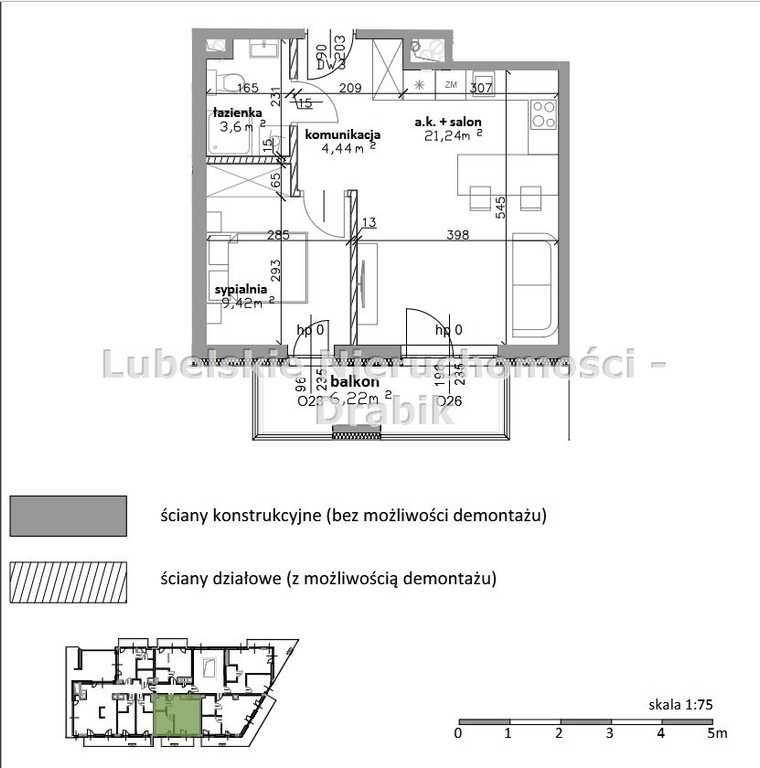 Mieszkanie 2 pokoje Lublin Czuby