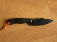 Używany nóż Ka-Bar BK18 Becker Harpoon, CZARNY, ulepszona pochwa