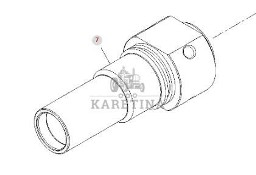 Fendt 930 933 936 939 942 Vario Gen 6 Tuleja Łącząca WOM CZĘŚCI G961150200040