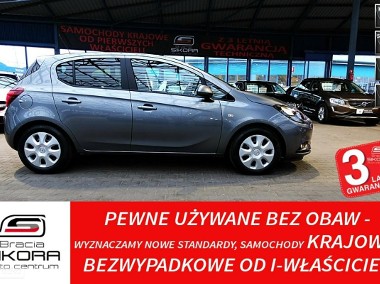 Opel Corsa E 3 Lata GWARANCJA I-wł Kraj Bezwypadkowy 1.4i 90KM FV vat 23% JAK NOW-1