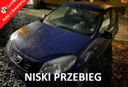 Dacia Sandero I Benzyna, niski przebieg, klimatyzacja, centr. zamek, isofix, el.szyb