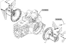 New Holland T6070 Pochwa mostu napedow 48025486