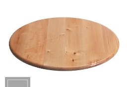 Taca obrotowa 39 cm , drewniana patera deska, szwedzki styl