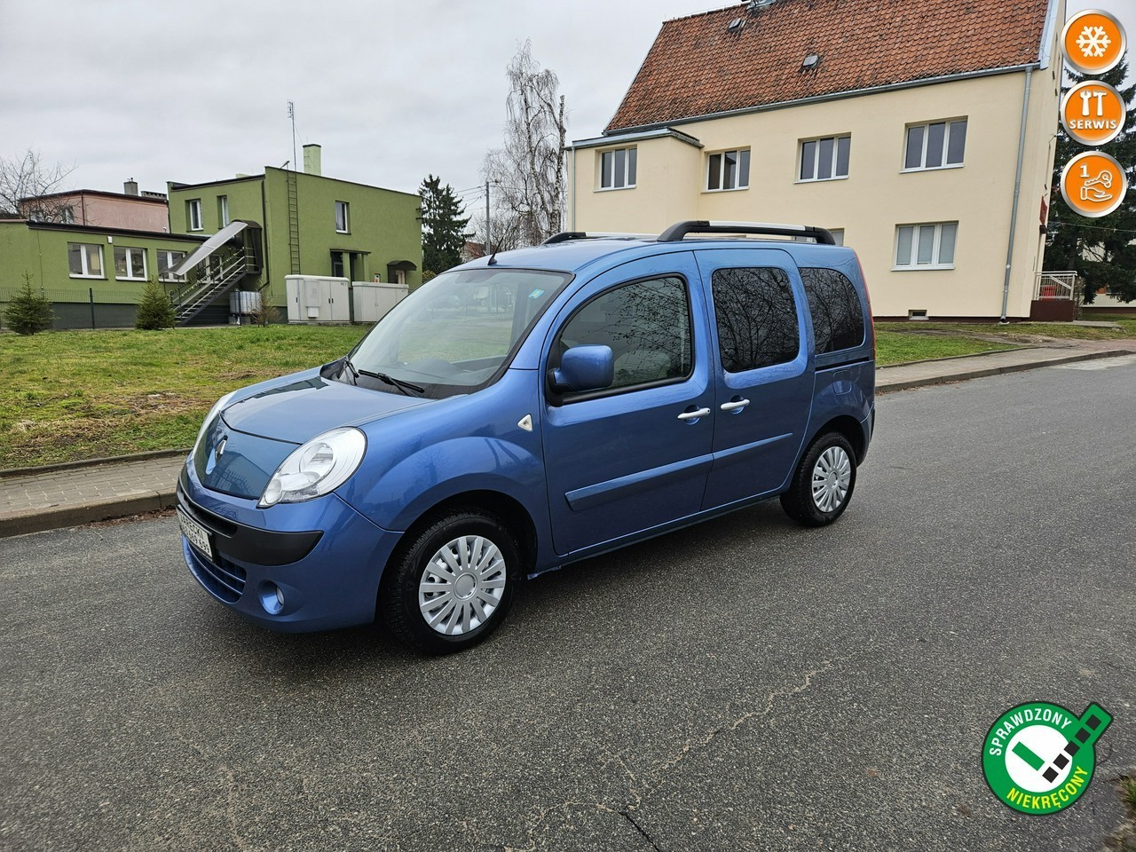 Renault Kangoo II Opłacony Niezawodny Zdrowy Zadbany Serwisowany z klimą od 1 Wł