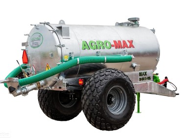 Beczkowóz wóz asenizacyjny jednoosiowy tandem agro-max-1