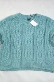 H&M luźny Sweter NOWY z Wełna  40 42-2