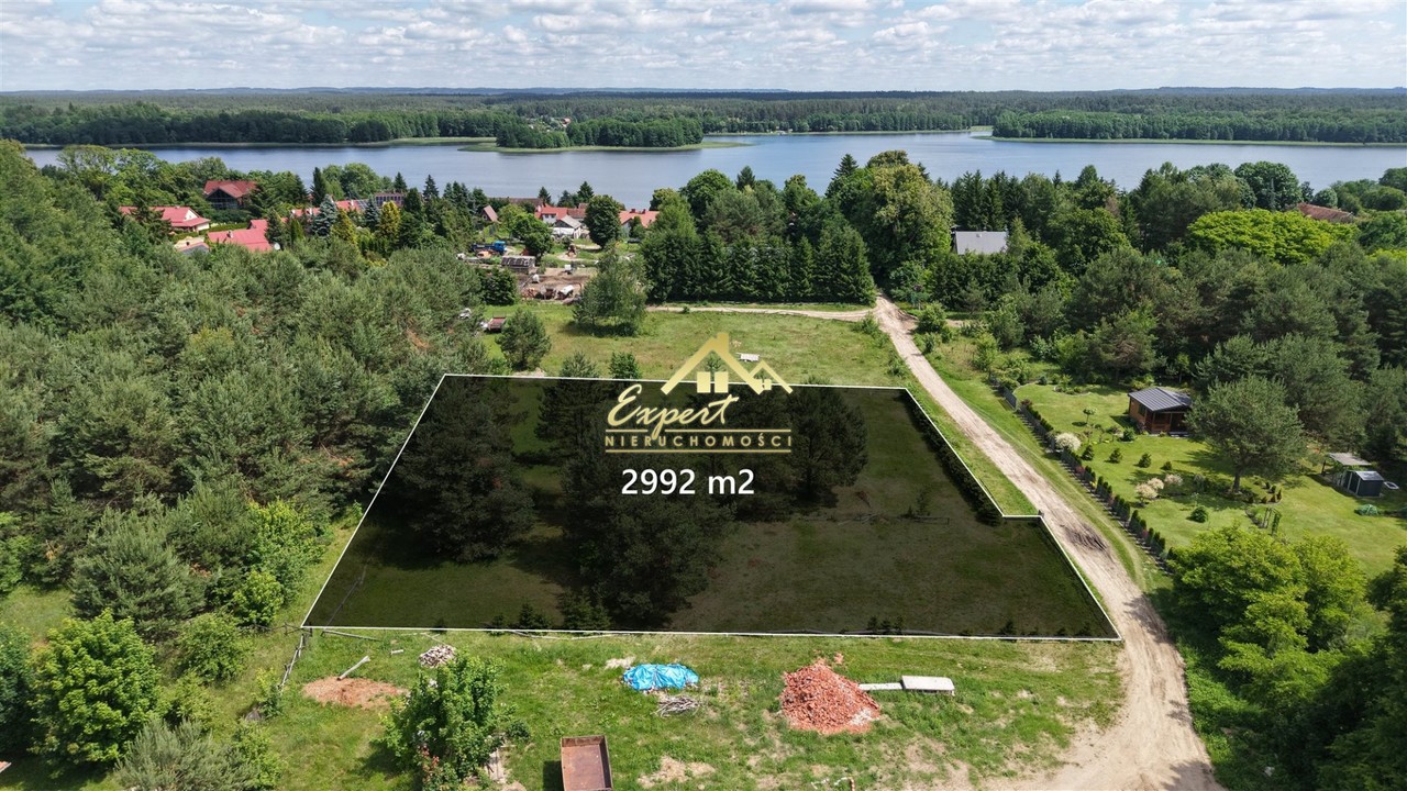 Działka nad Jeziorem Isąg |2992 m²| MPZP - Widok 2