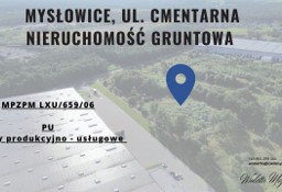 Działka usługowa Mysłowice, ul. Cmentarna