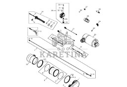 John Deere 9470RX - Przemiennik DZ100952 (Silnik)