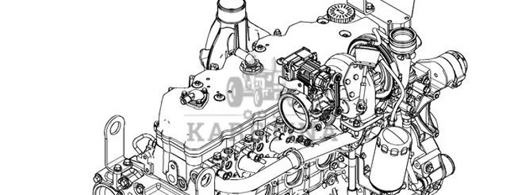 New Holland T6070 Silnik 5801673796-1
