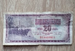 Banknot 20 Dinara 1974 Jugosławia