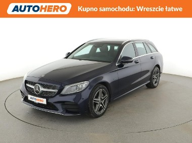 Mercedes-Benz Klasa C W205 FV23% PHEV multi beam LED skóra/alcantara el sterowane i grzane fote-1