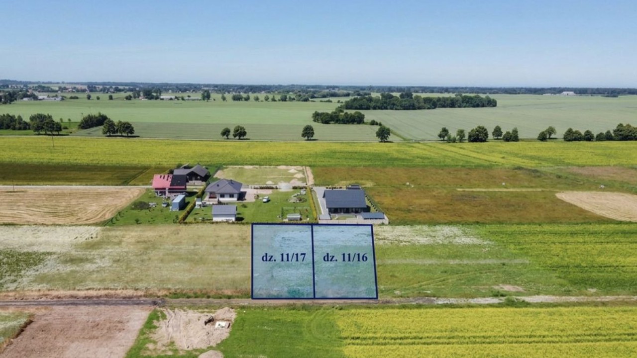 Działka budowlana - 3 km od morza, prawomocne WZ - Widok 2