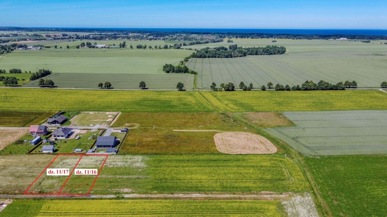 Działka budowlana - 3 km od morza, prawomocne WZ - Widok 5