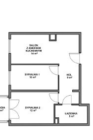 Mieszkanie inwestycyjne, podzielone na 2 mniejsze -2