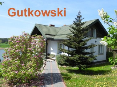 Dom nad jeziorem Kałdun w gminie Iława na Mazurach Zach.-1
