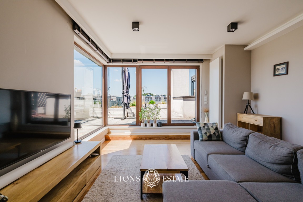 Stylowy Penthouse pełen światła | Taras 100 m² - Widok 2