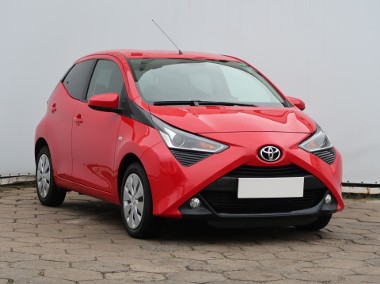 Toyota Aygo , Salon Polska, Serwis ASO, Klima, Tempomat, Parktronic-1