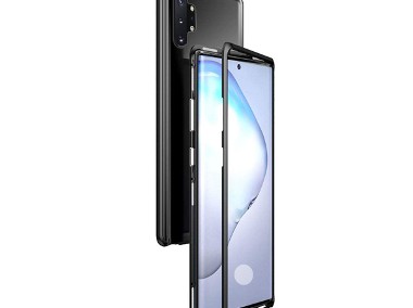 Do Samsung Galaxy Note 10 Etui i szkło magnetic dual glass magnetyczne-1