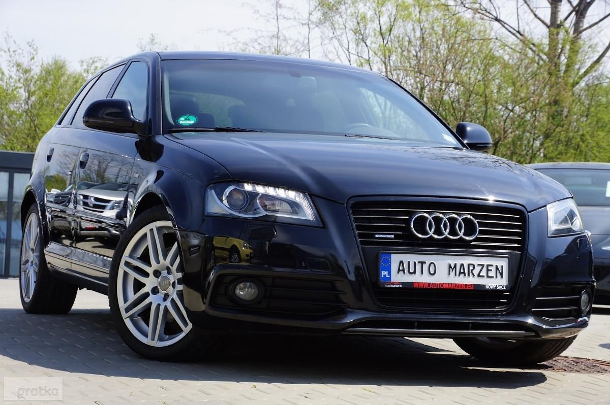 Audi A3 8p 2.0 Tdi 170 Ps Chiptuning Audi A3 II (8P) 2.0 Diesel 170 KM 4x4 S-Line Skóra MMI GWARANCJA