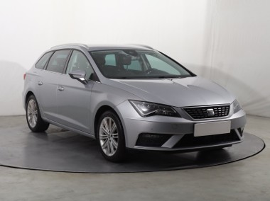 SEAT Leon III , Salon Polska, Serwis ASO, Skóra, Klimatronic, Tempomat,-1