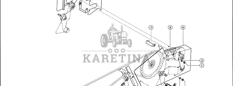 Claas Lexion 580 OSŁONA 0007976950 (Napęd, półka doprowadzająca, poszycie)-1