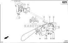 Claas Lexion 580 OSŁONA 0007976950 (Napęd, półka doprowadzająca, poszycie)