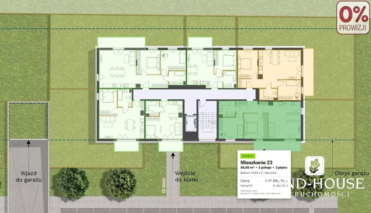 Mieszkanie na sprzedaż, 2 pokoje, 66 m², Sochaczew