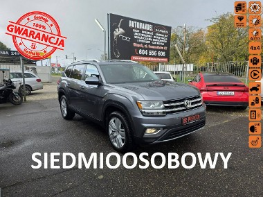 Volkswagen Atlas 3.6 Benzyna 280 KM, LED, Skóra, 4x4, Kamera, Bluetooth, Isofix, Alu-1