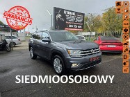 Volkswagen Atlas 3.6 Benzyna 280 KM, LED, Skóra, 4x4, Kamera, Bluetooth, Isofix, Alu